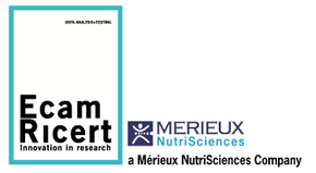 Logos for Ecam Ricert and Mérieux NutriSciences, a Mérieux NutriSciences Company.