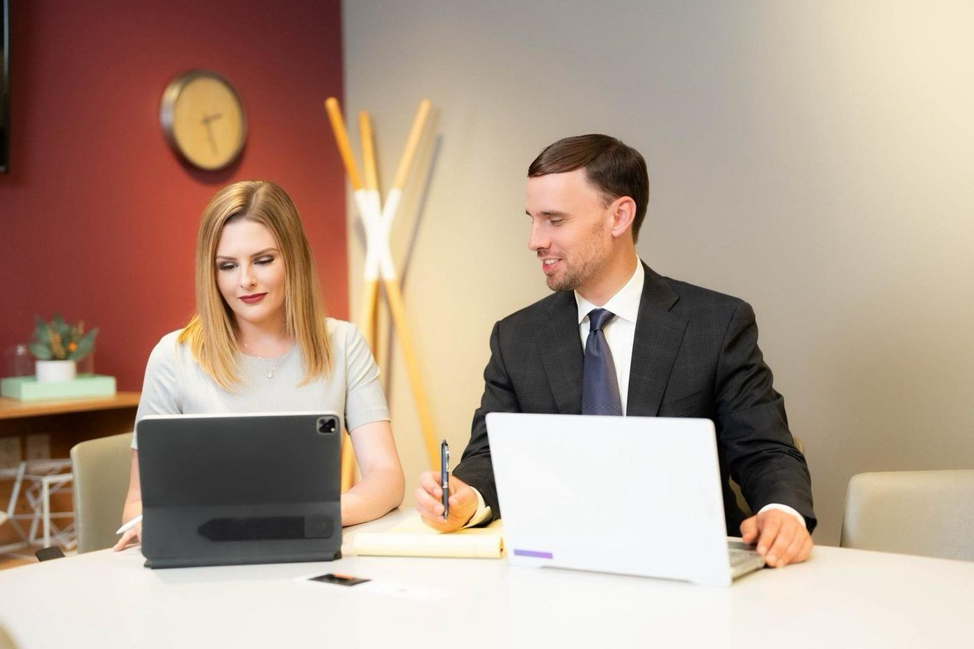 McLellan Law Group employment law attorneys meeting with a client in Saratoga, California