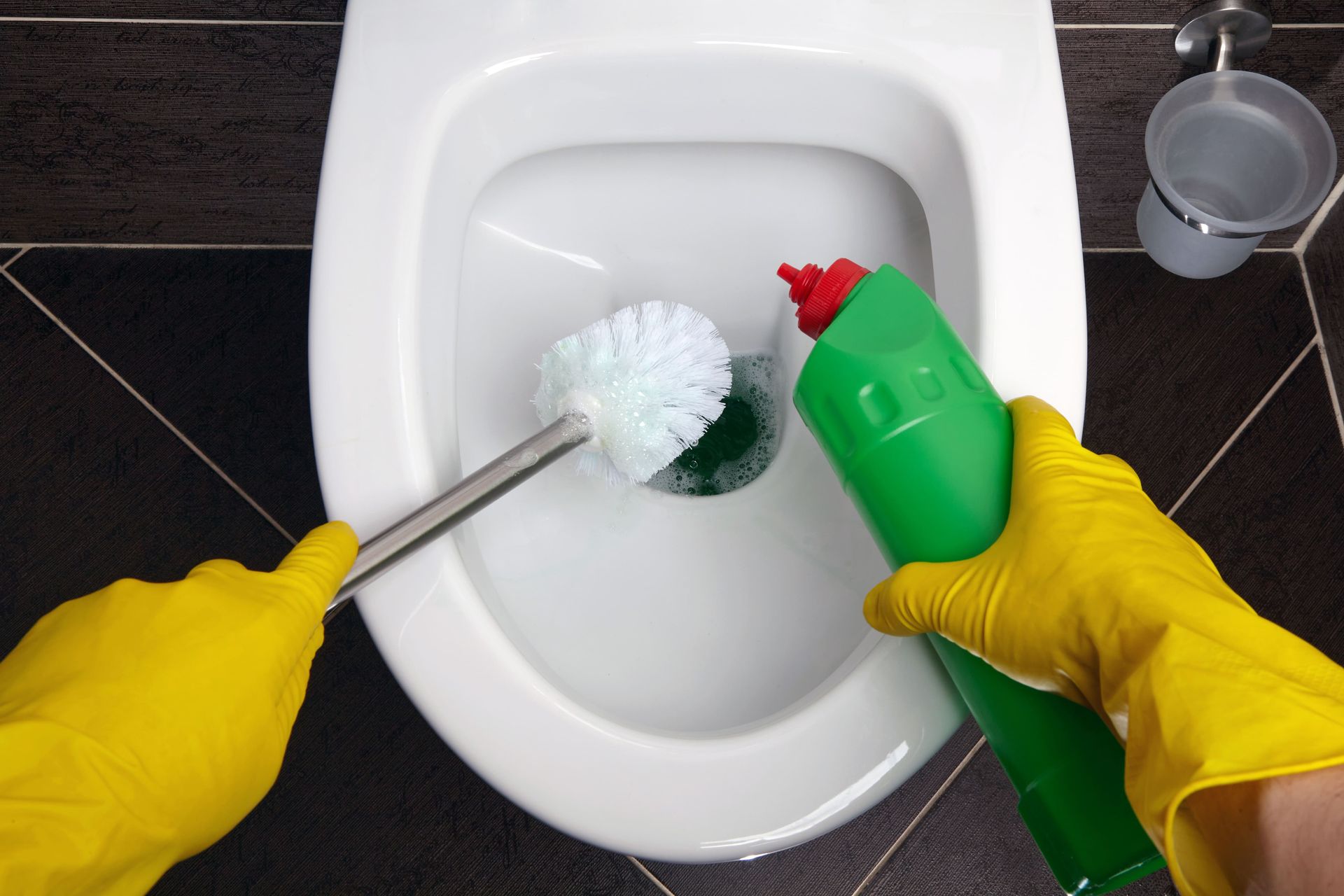 Clean Toilet Bowl Rings Without Scratching Porcelain