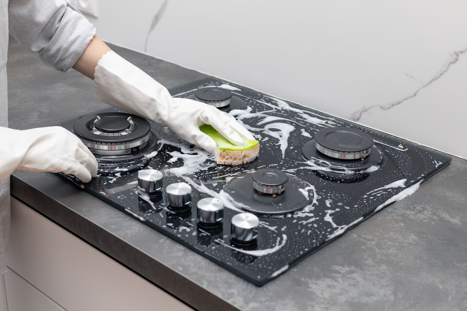 Clean a Glass Stove Top