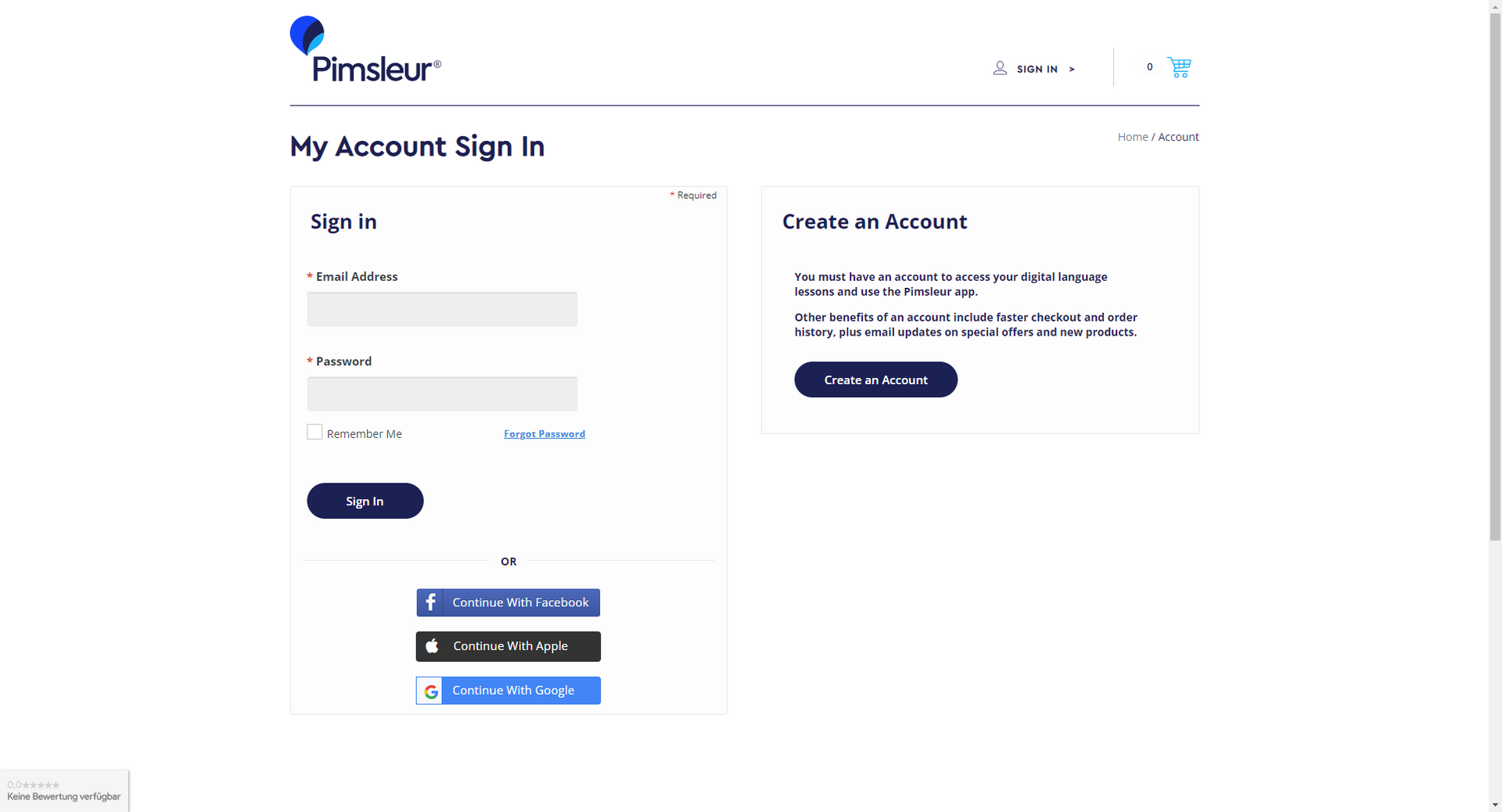 Pimsleur login
