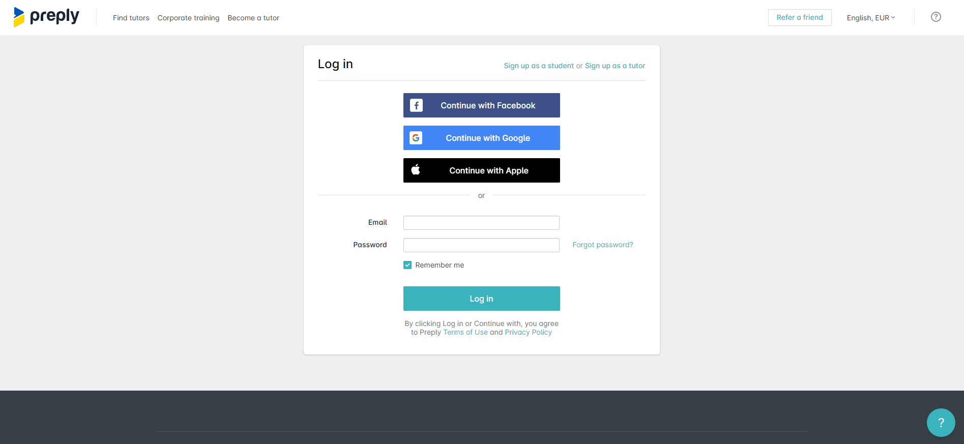 preply login