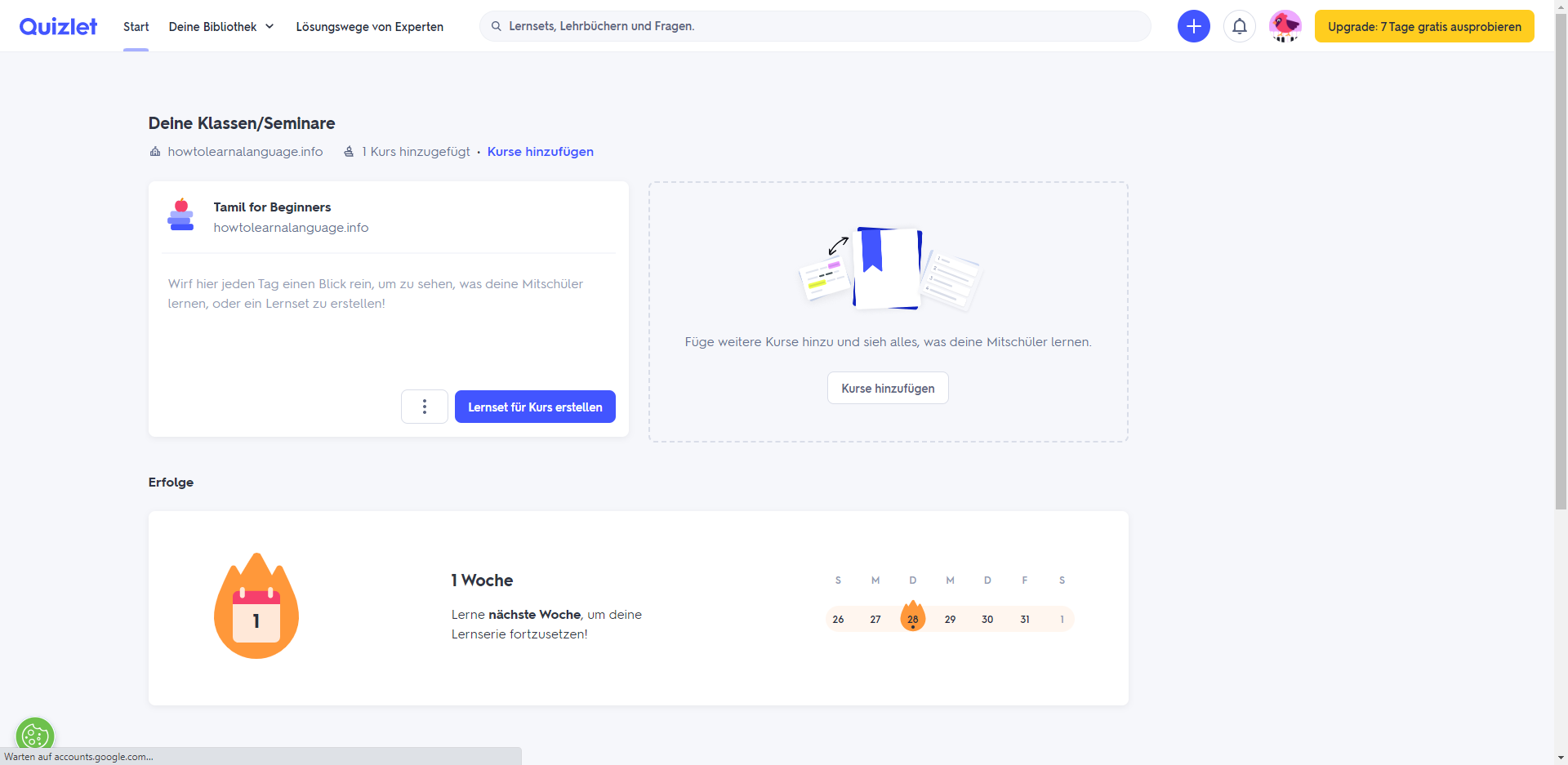Quizlet Dashboard Quizlet Dashboard