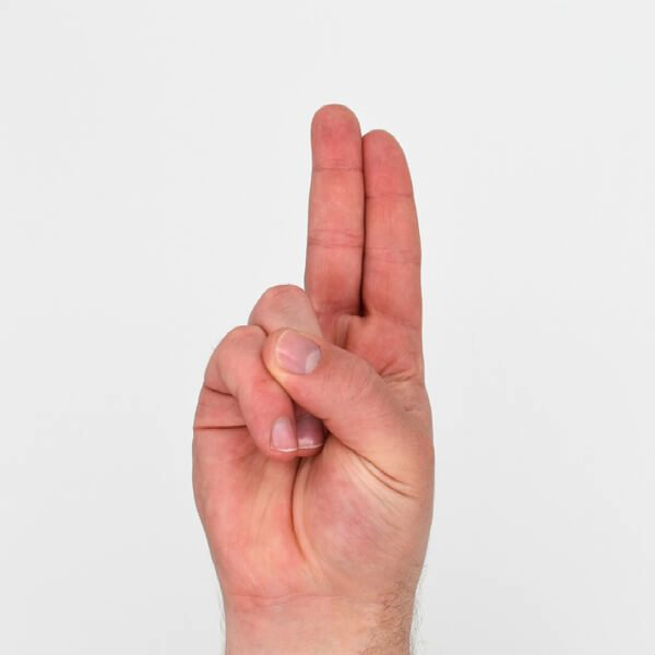 Letter 'U' in Sign Language (ASL) Letter 'U' in Sign Language (ASL)