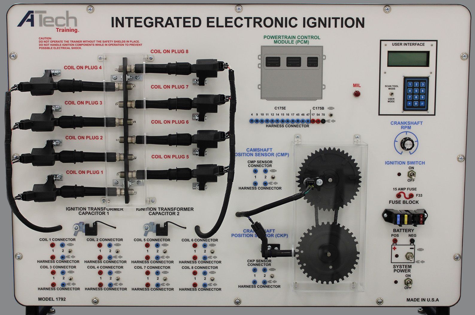 A tech integrated electronic ignition display board