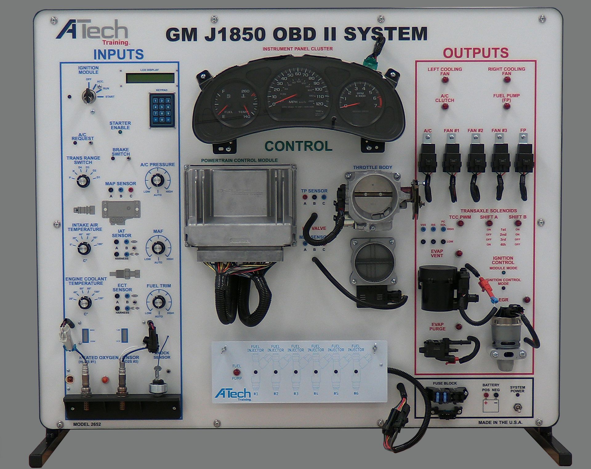 A tech gm j1850 obd ii system display board