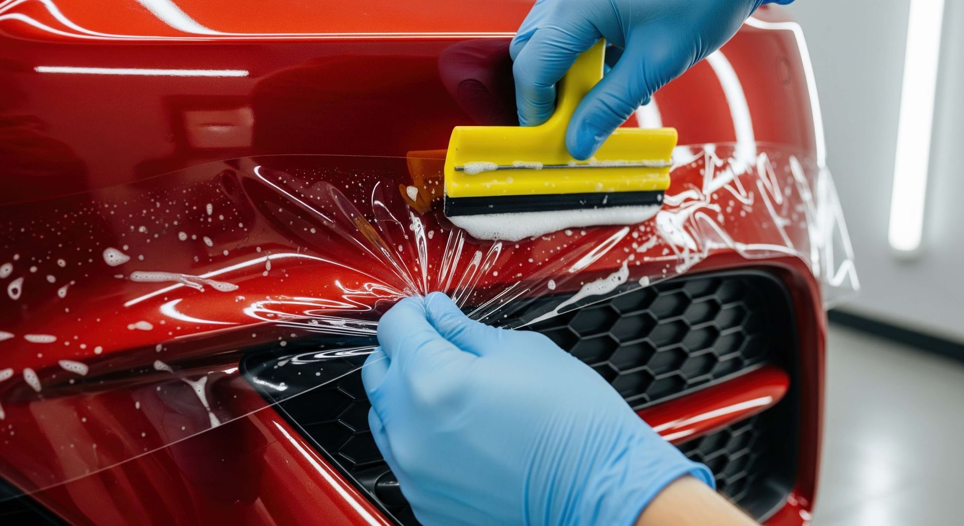 best luxury detailing ceramic coating application water beading