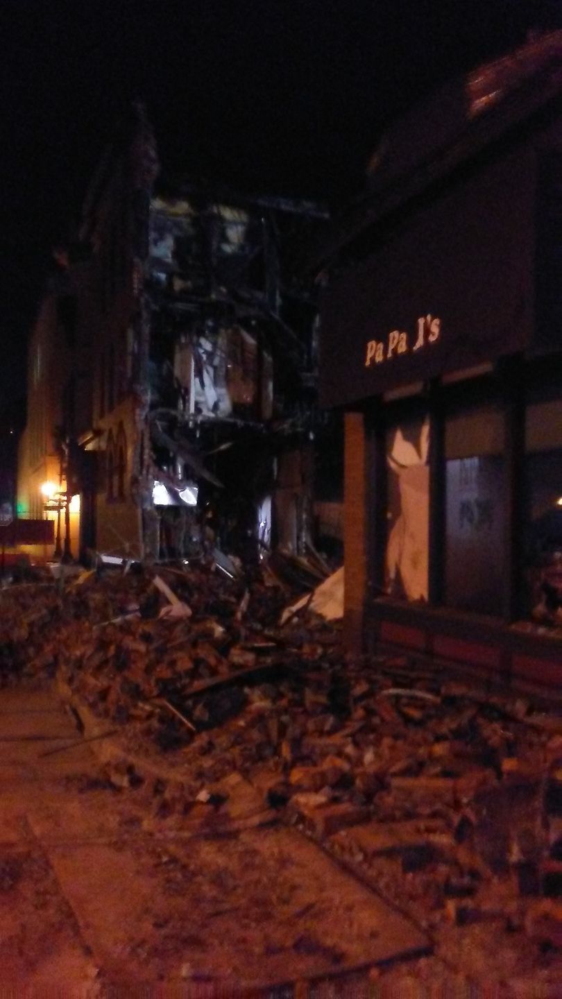Papa J's demolition site