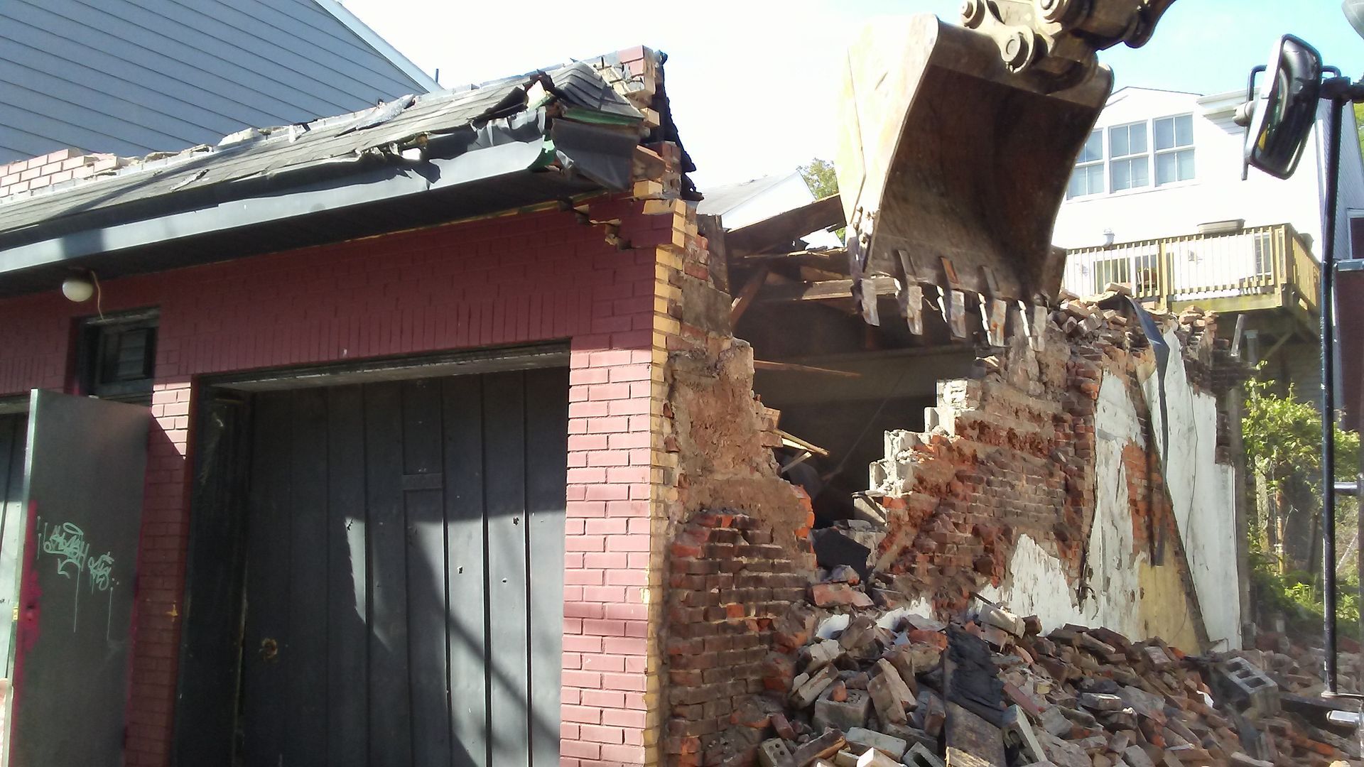 garage tear down