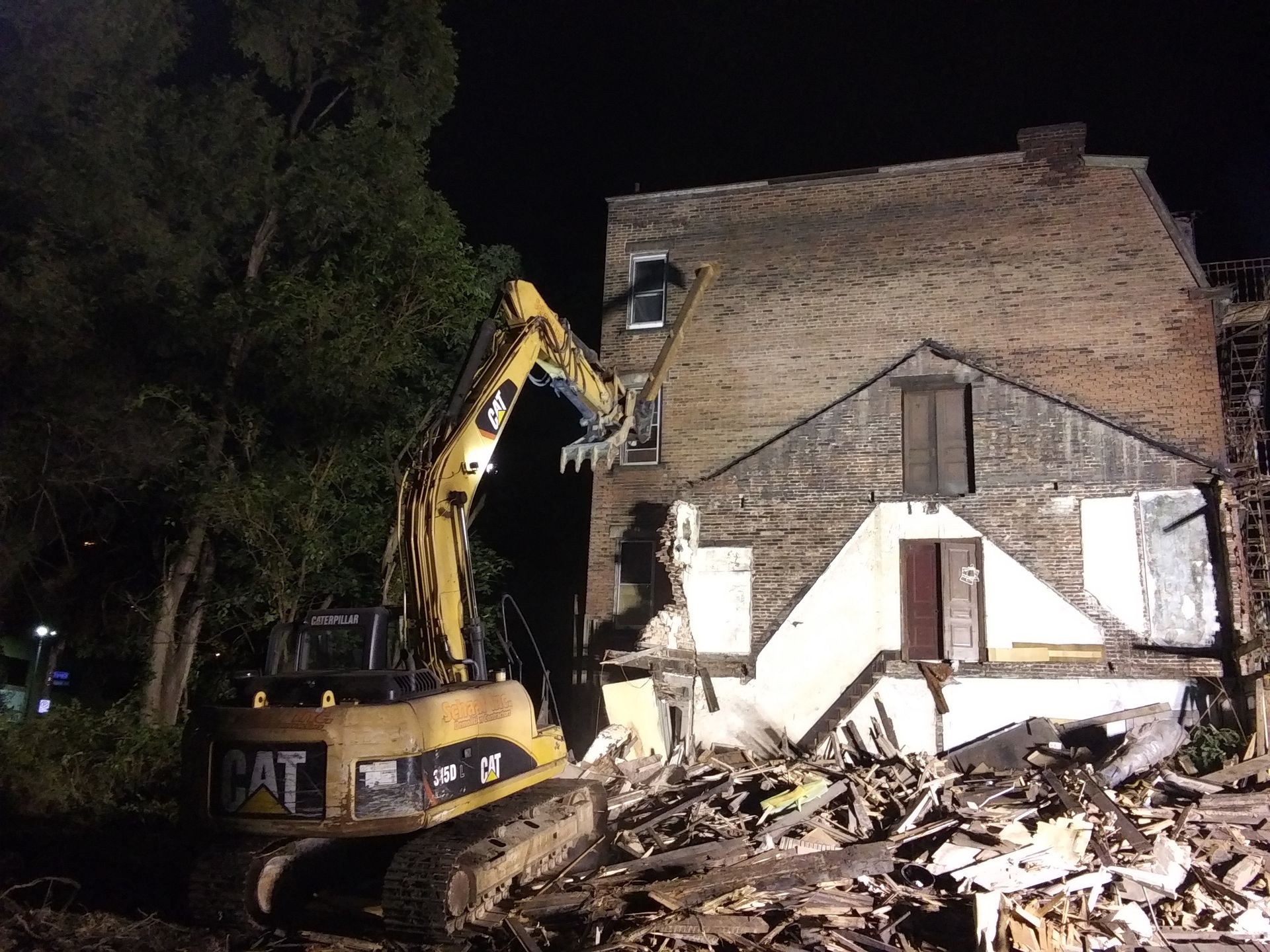 old building with character being torn down