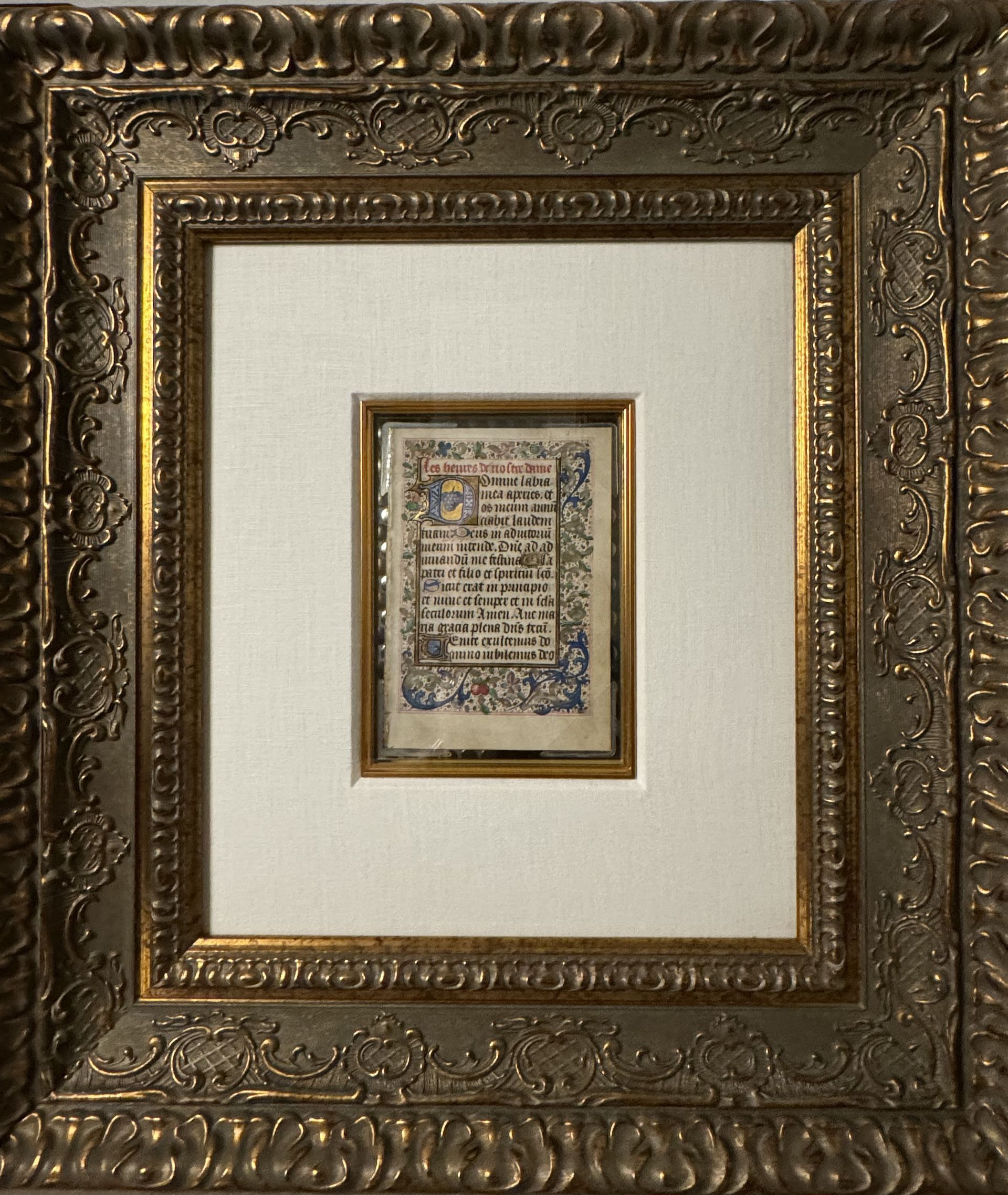 Manuscript - Leaf from a Book of Hours