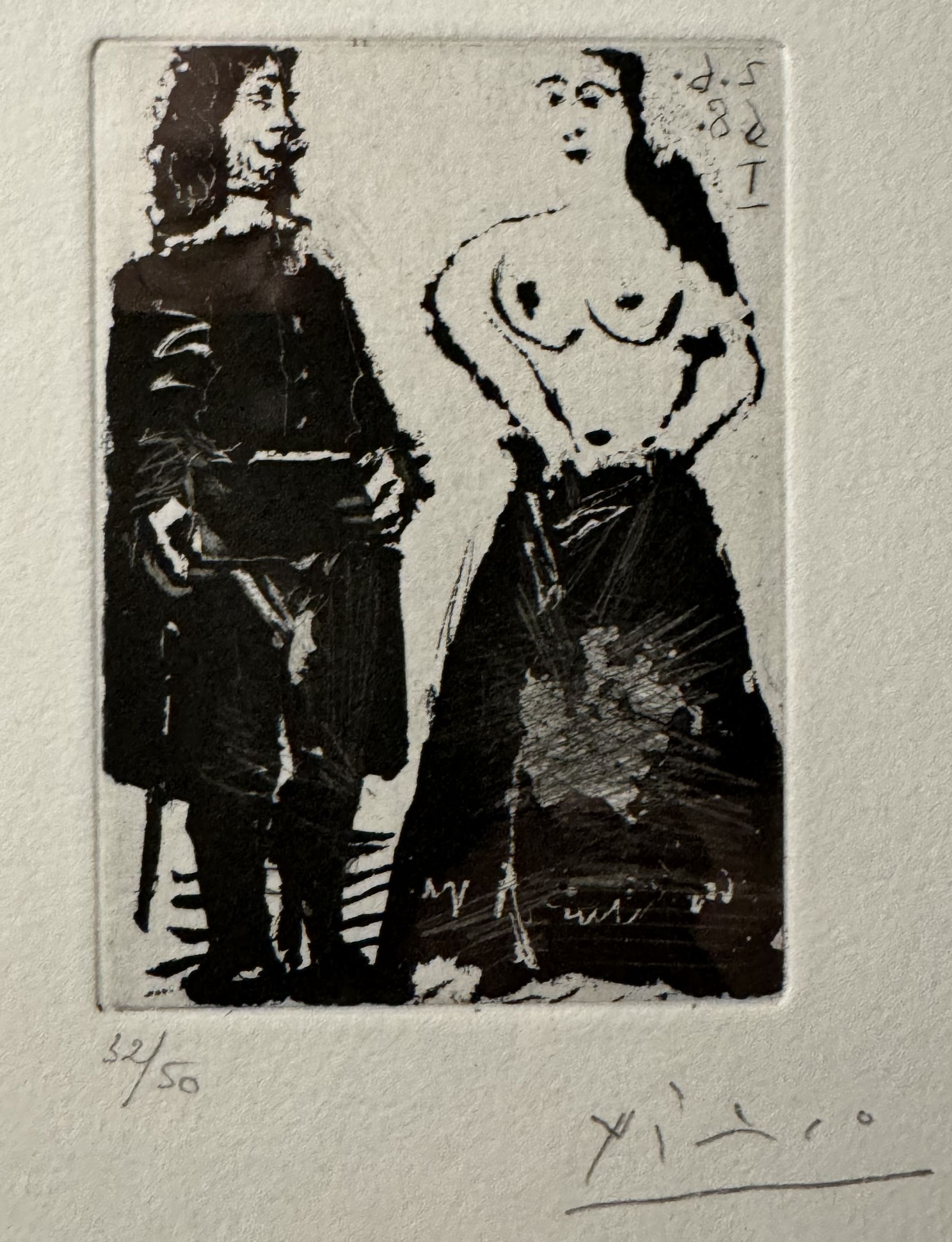 Pablo Picasso - Gentilhomme et Maja