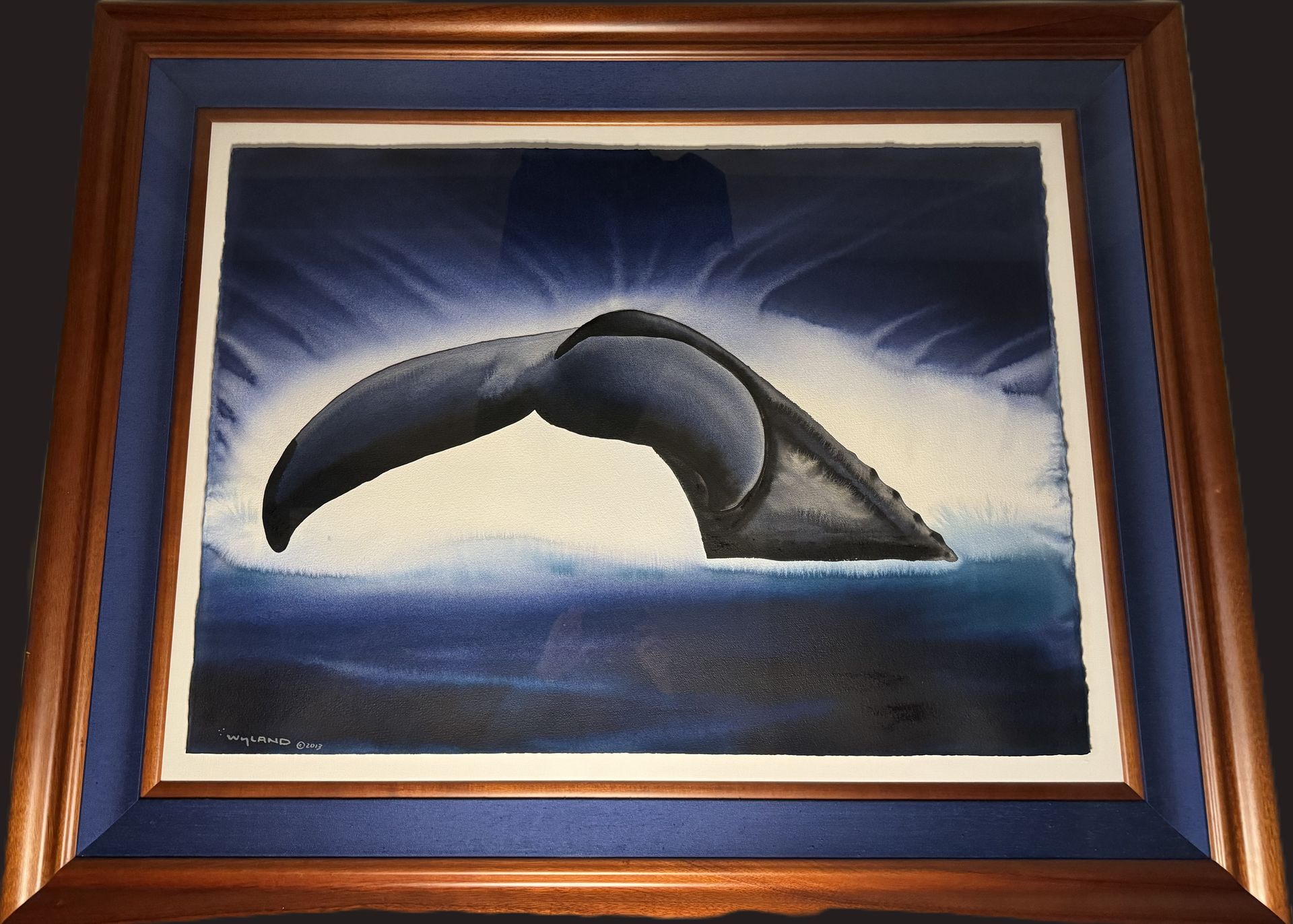 Wyland - Whale Tail Evening