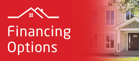 Red background with text 