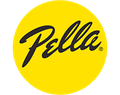 Pella logo: black script 