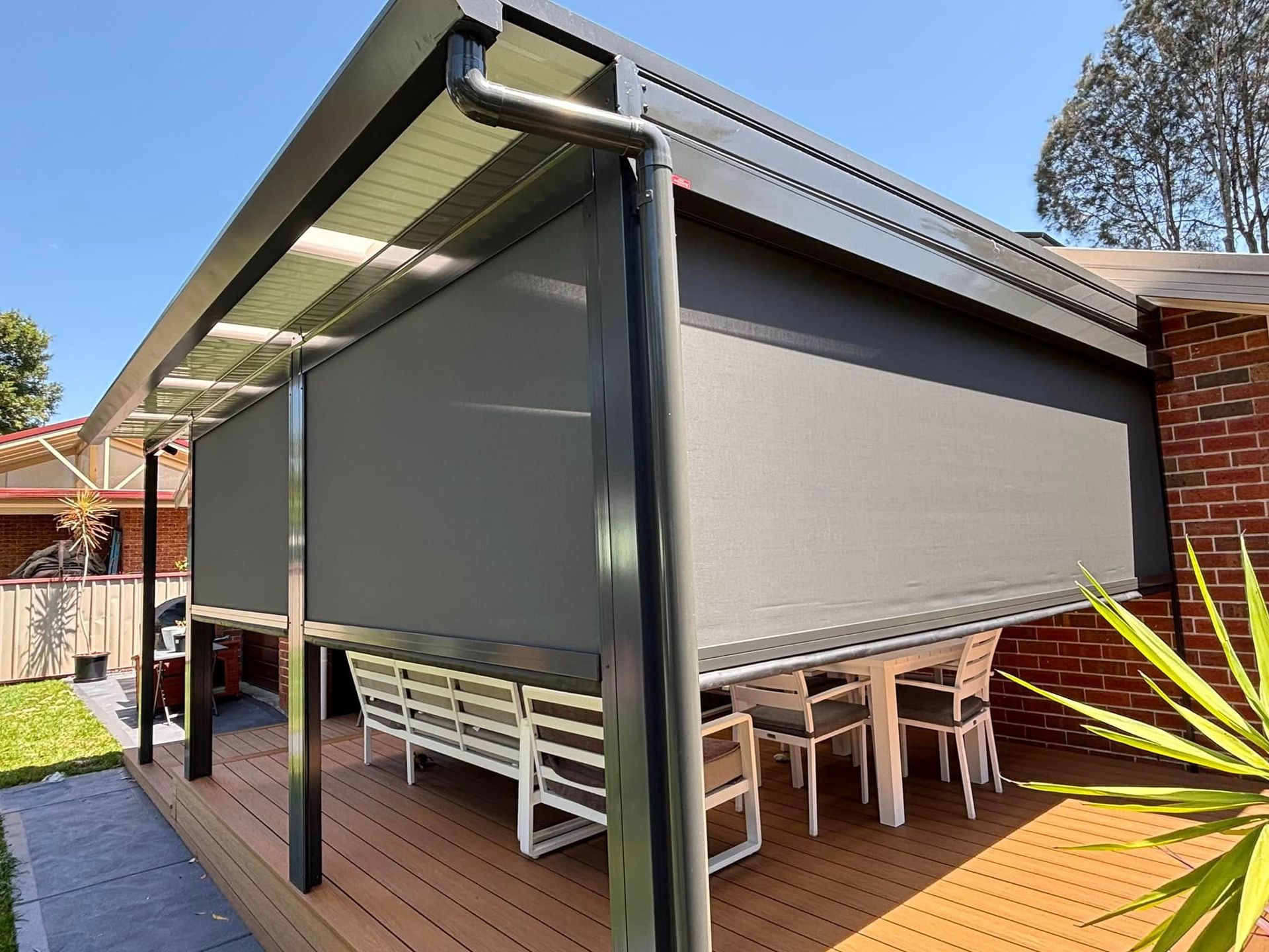 A House With a Lot of Windows and Blinds on the Windows — Outdoor Leisure Living In Tuggerah, NSW