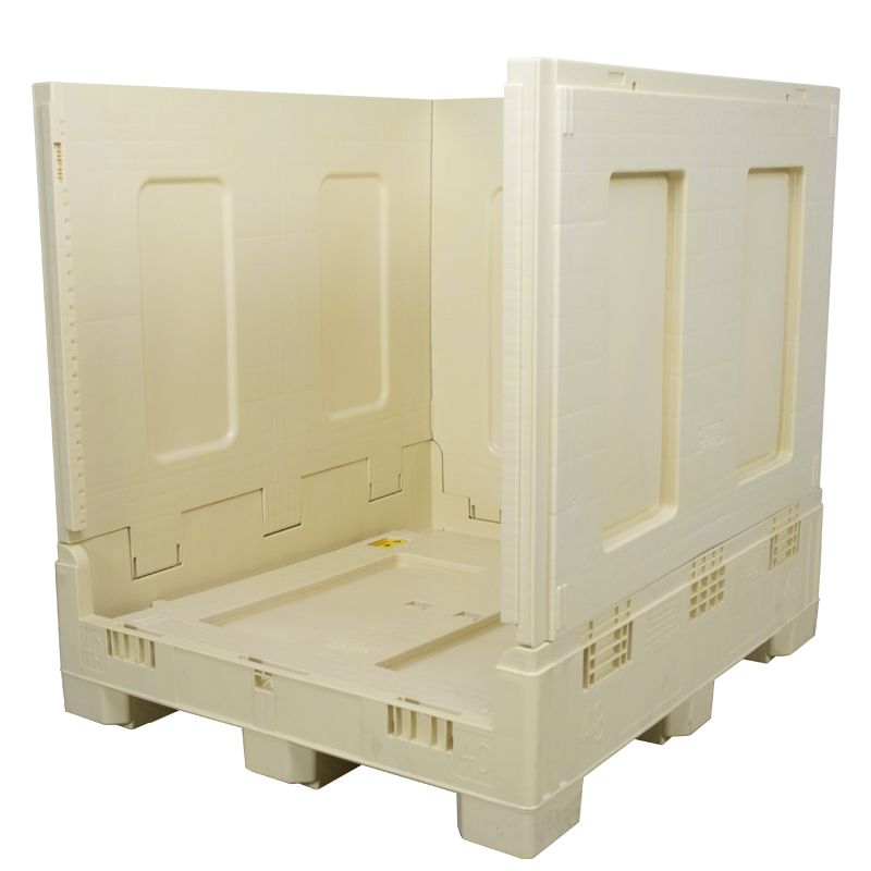 Front wall down 40 x 48 x 46 Reusable Plastic Gaylord