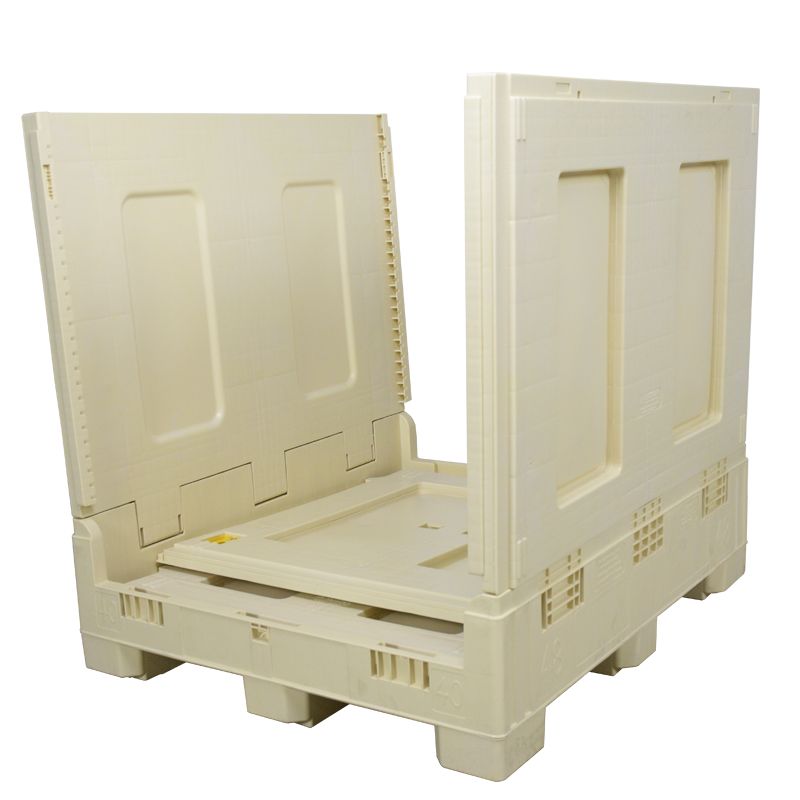 Back wall down 40 x 48 x 46 Reusable Plastic Gaylord