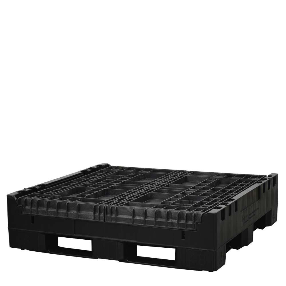 45x48x34  fully collapsed solid floor bulk container