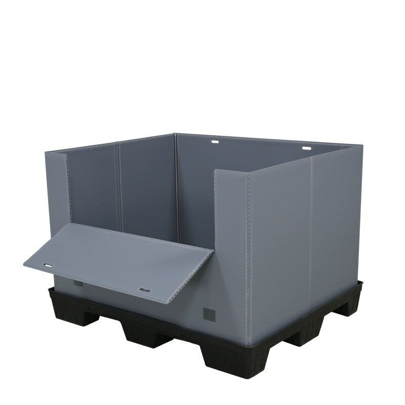 One drop door down 45x48x34 Plastic Pallet Pack