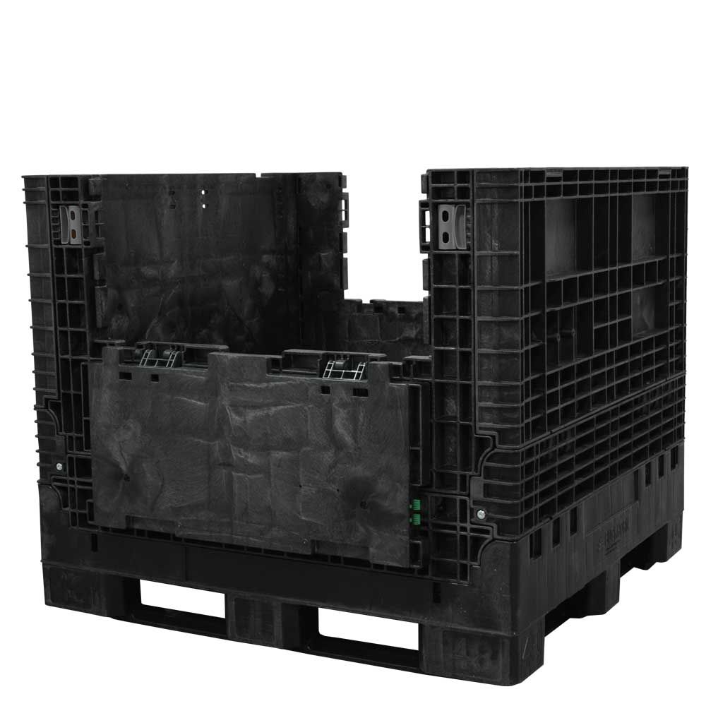 Two drop doors down 45x48x41 Solid floor bulk container