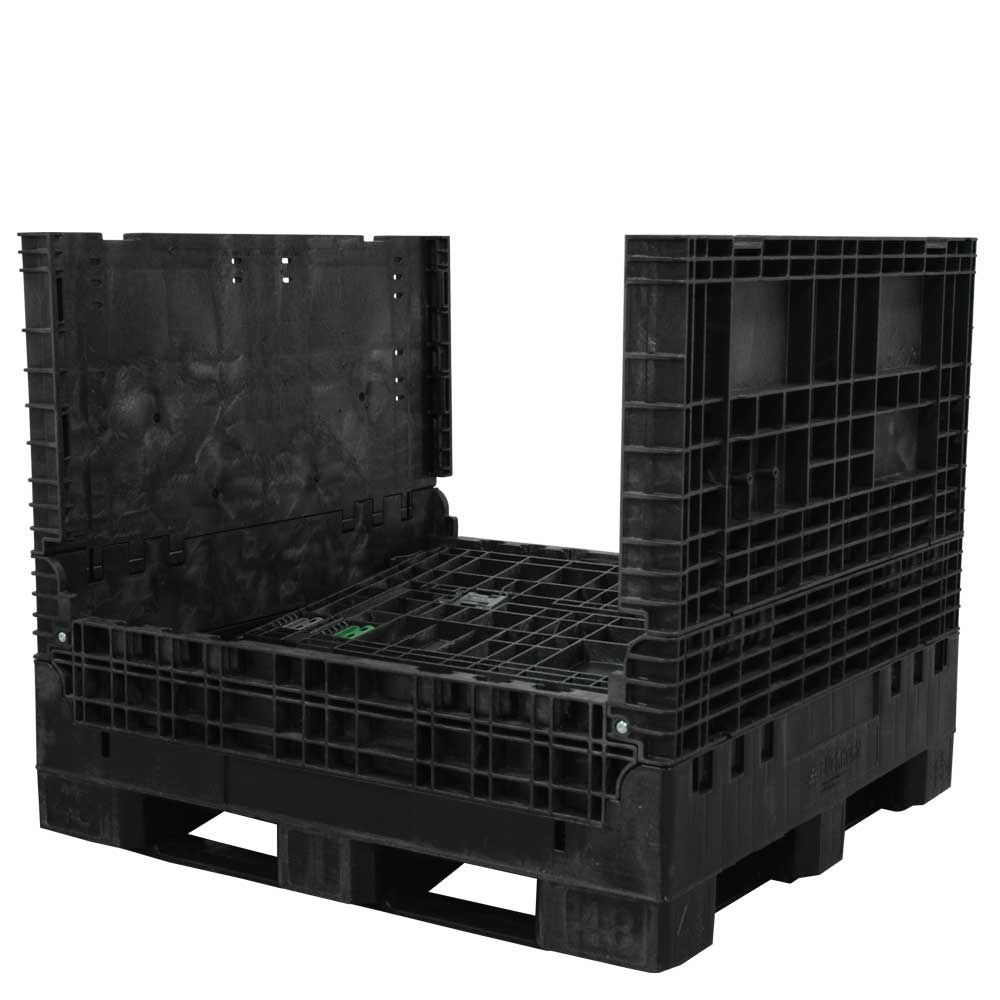 Back wall down 45x48x41 Solid floor bulk container