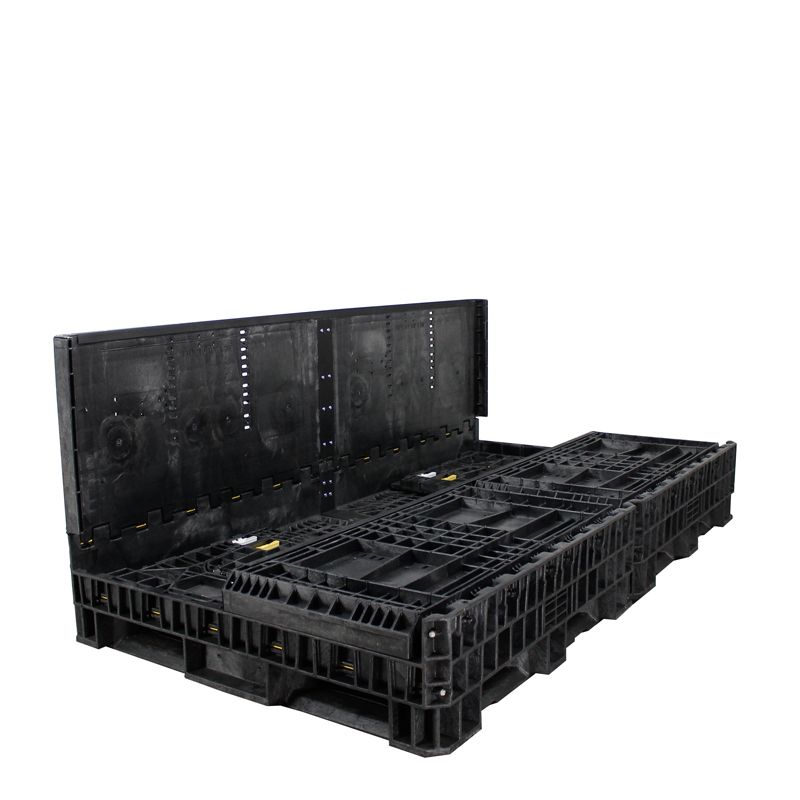 Three walls down 90 x 48 x 34 Collapsible Bulk Container