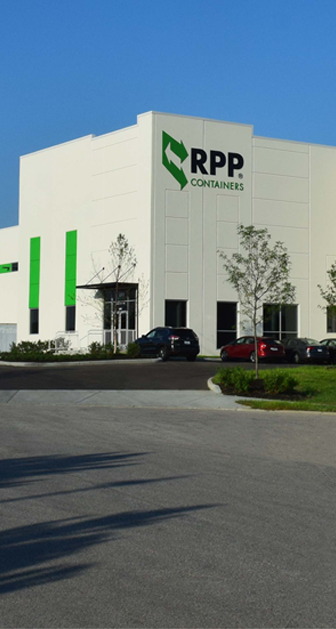 RPP Containers warehouse and manufacturing building