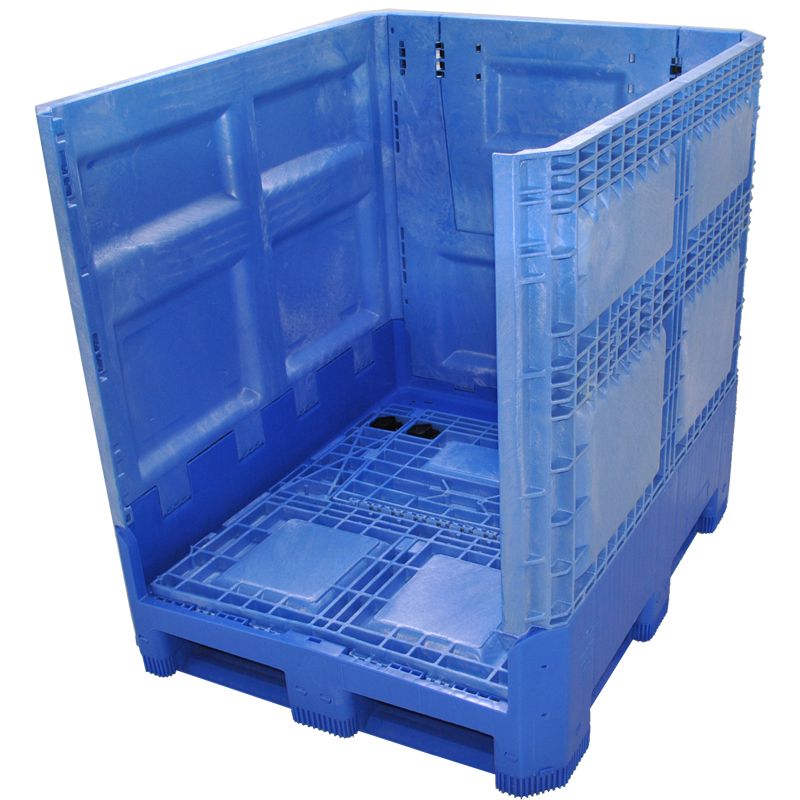 Front wall down 40 x 48 x 46 Food Grade Collapsible Bulk Container