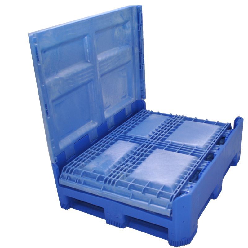 Three walls down 40 x 48 x 46 Food Grade Collapsible Bulk Container