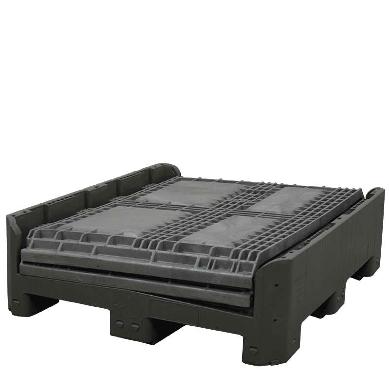 Fully collapse 40 x 48 x 46 FDA Approved Collapsible Bulk Container