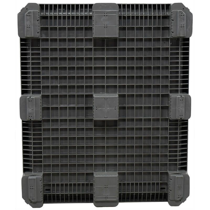 Bottom view of the container 40 x 48 x 46 FDA Approved Collapsible Bulk Container