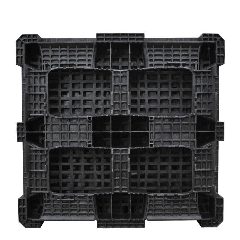 Bottom view 45 x 48 x 25 Heavy-Duty Collapsible Bulk Container