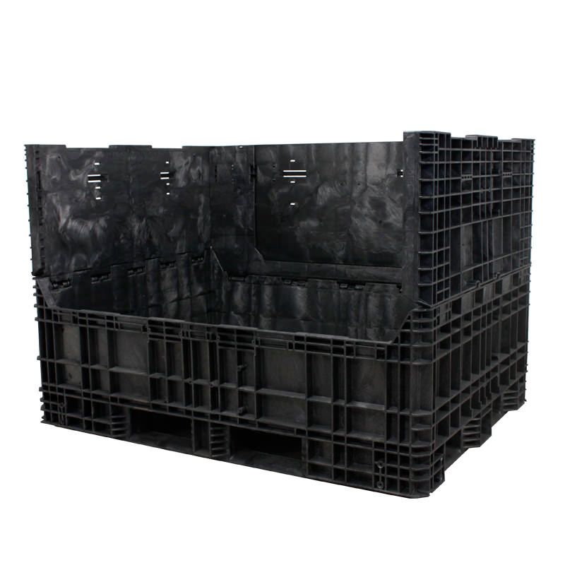 One wall down 65 x 48 x 44 Collapsible Bulk Container