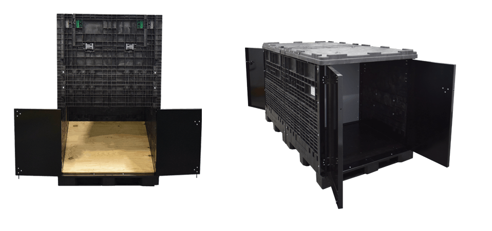 Barn door bulk containers Barn door bulk containers