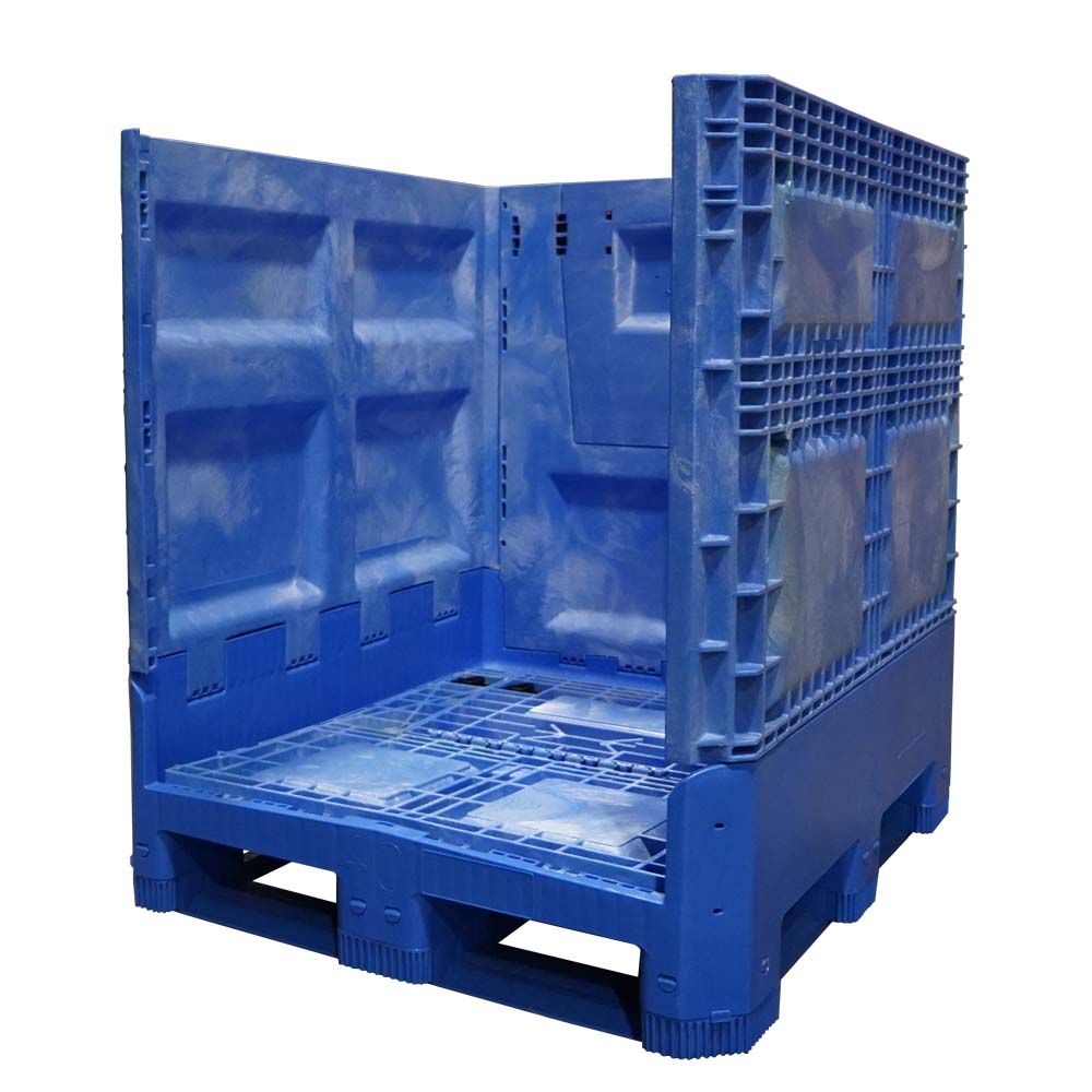 Front wall down 40 x 48 x 46 Food Grade Collapsible Bulk Container