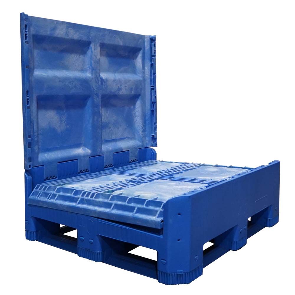 Three walls down 40 x 48 x 46 Food Grade Collapsible Bulk Container