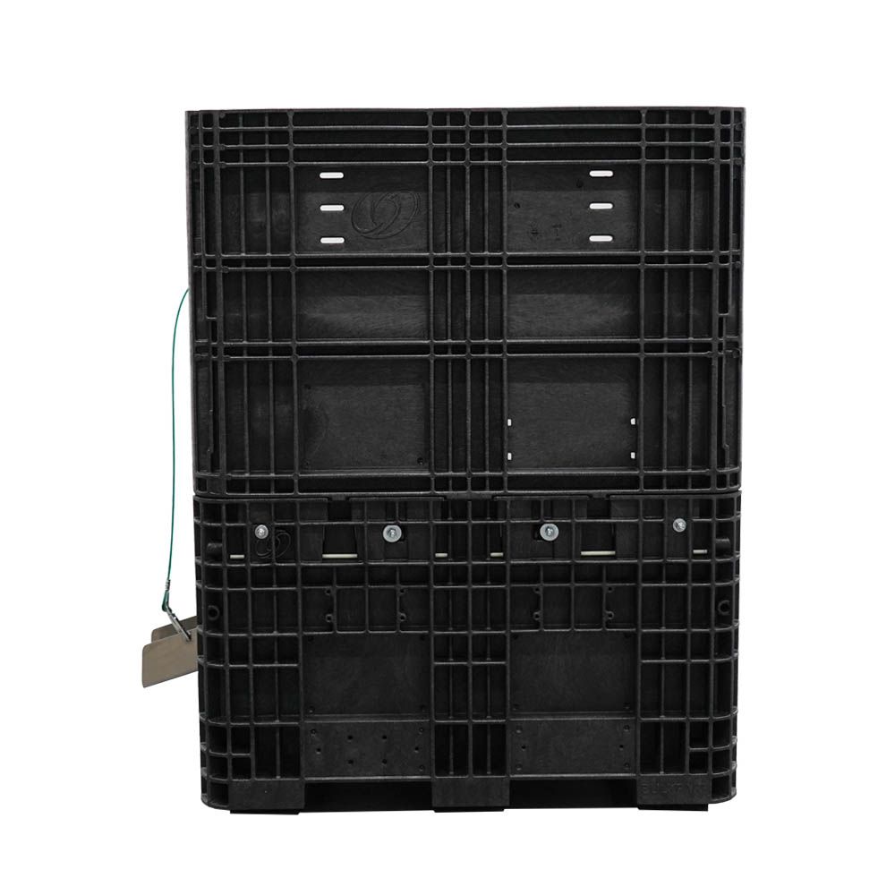 32x30x39 Custom Hopper Insert  Side View with shoot attached