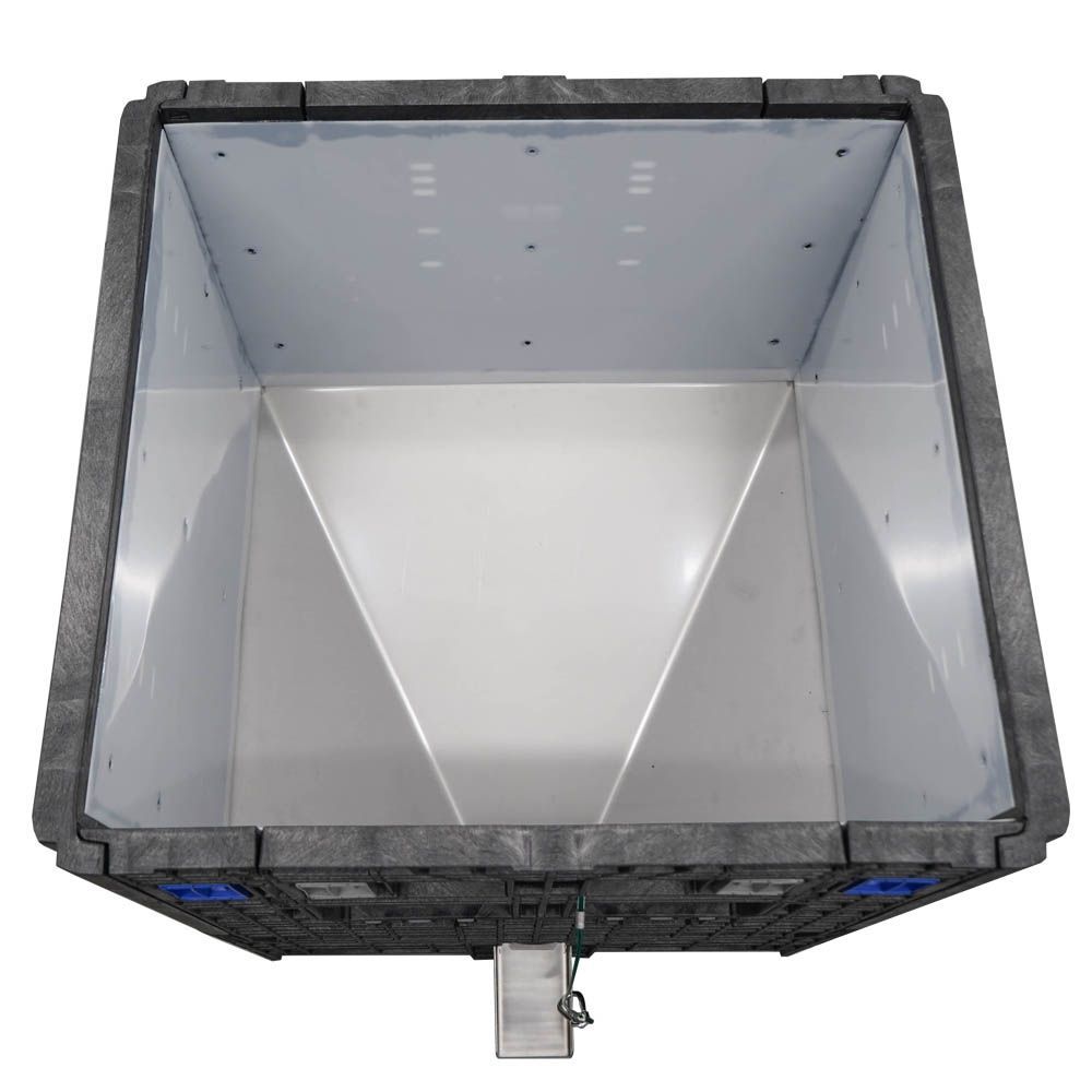 Top inside view 32x30x39 Custom Hopper Insert 