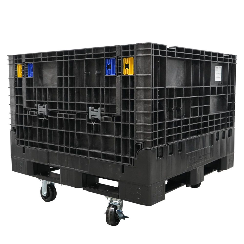 45x48x34 bulk container with casters