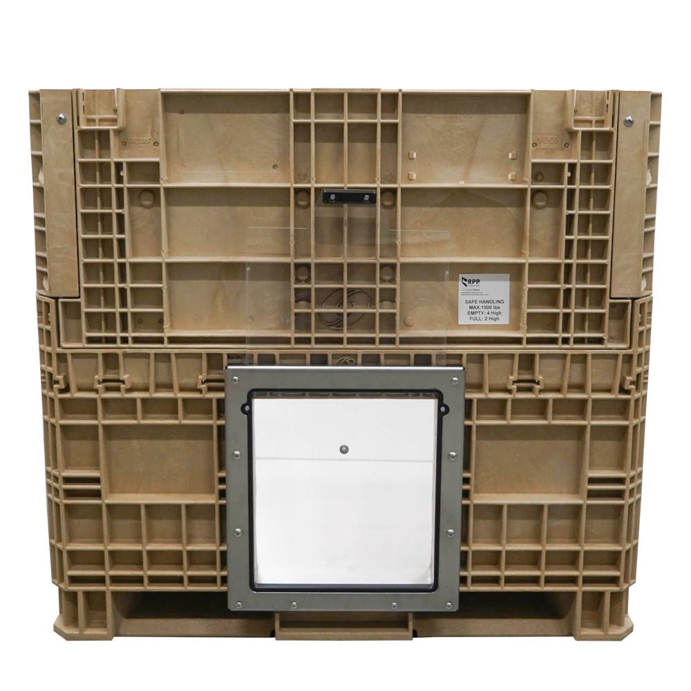 45x48x45 hopper bottom funnel open