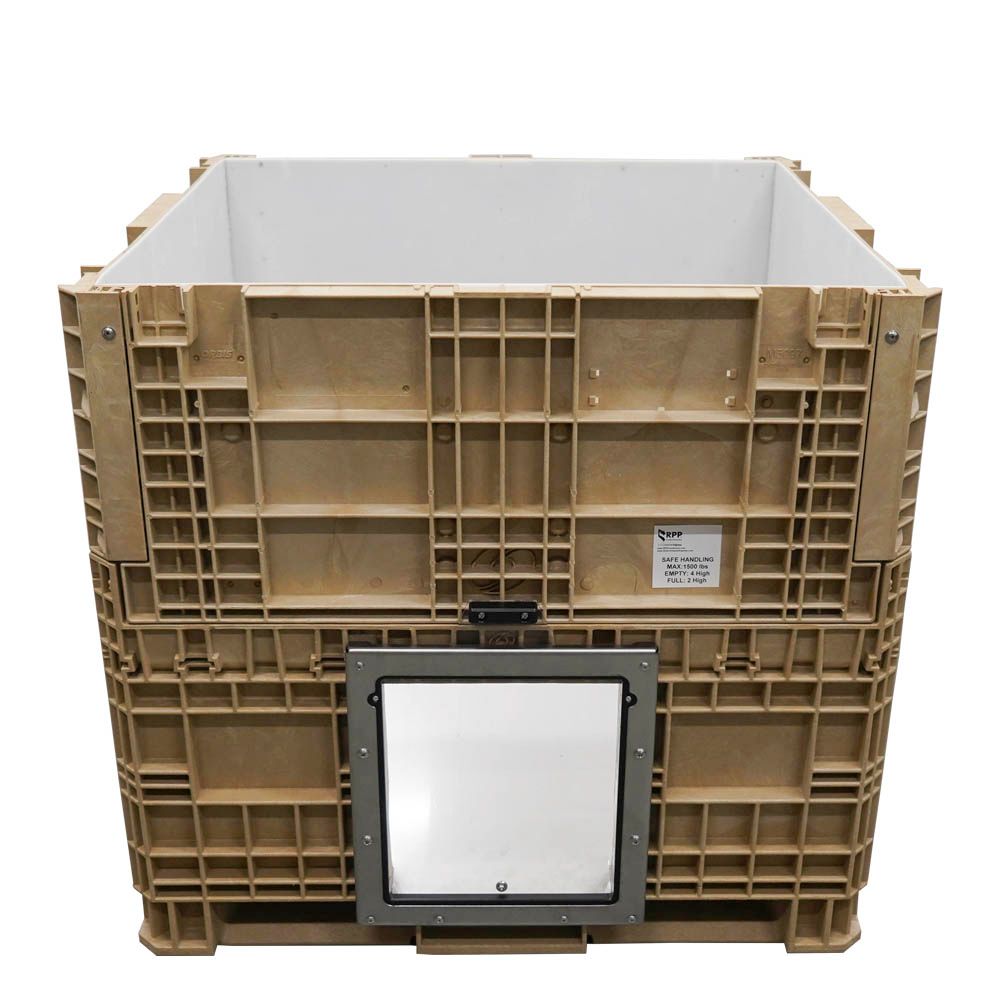 45x48x45 hopper bottom inside view
