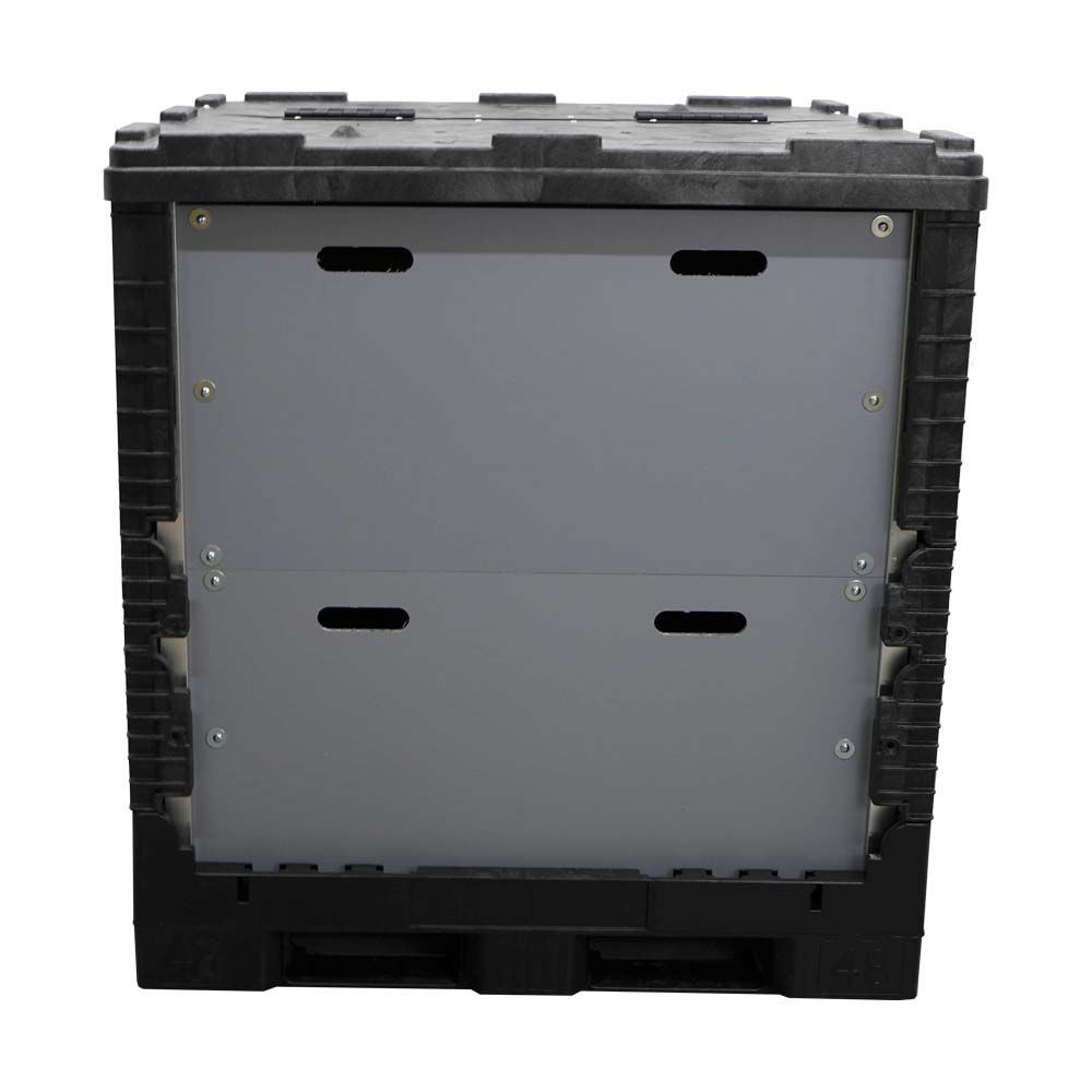 Front view with lid down