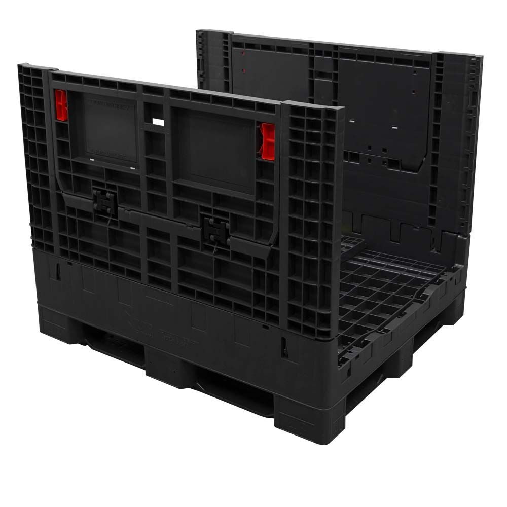 Two walls down 40 x 48 x 39 General Purpose Collapsible Bulk Container
