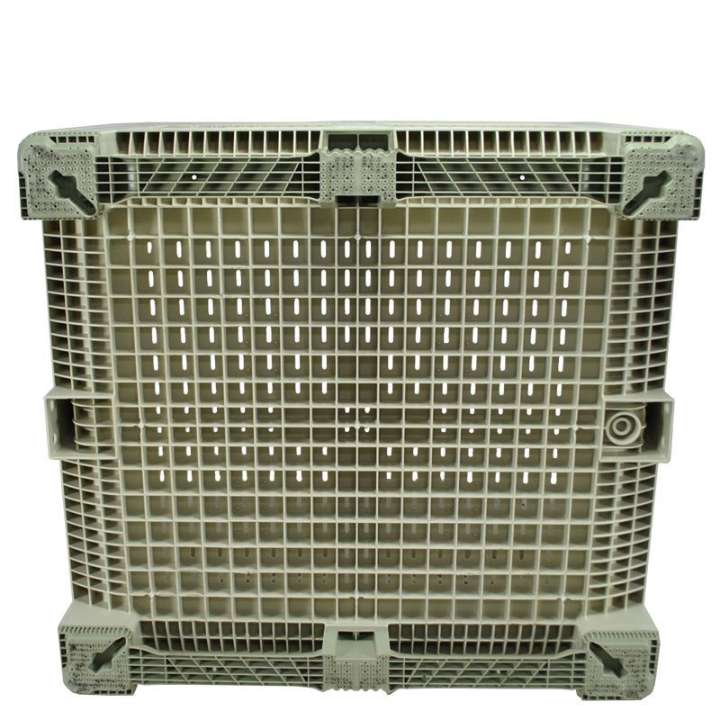 Bottom view 45 x 48 x 34 Vented Harvest Bin