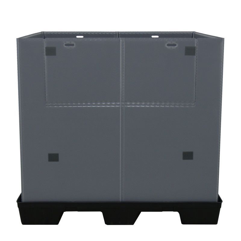 Front view with no lid