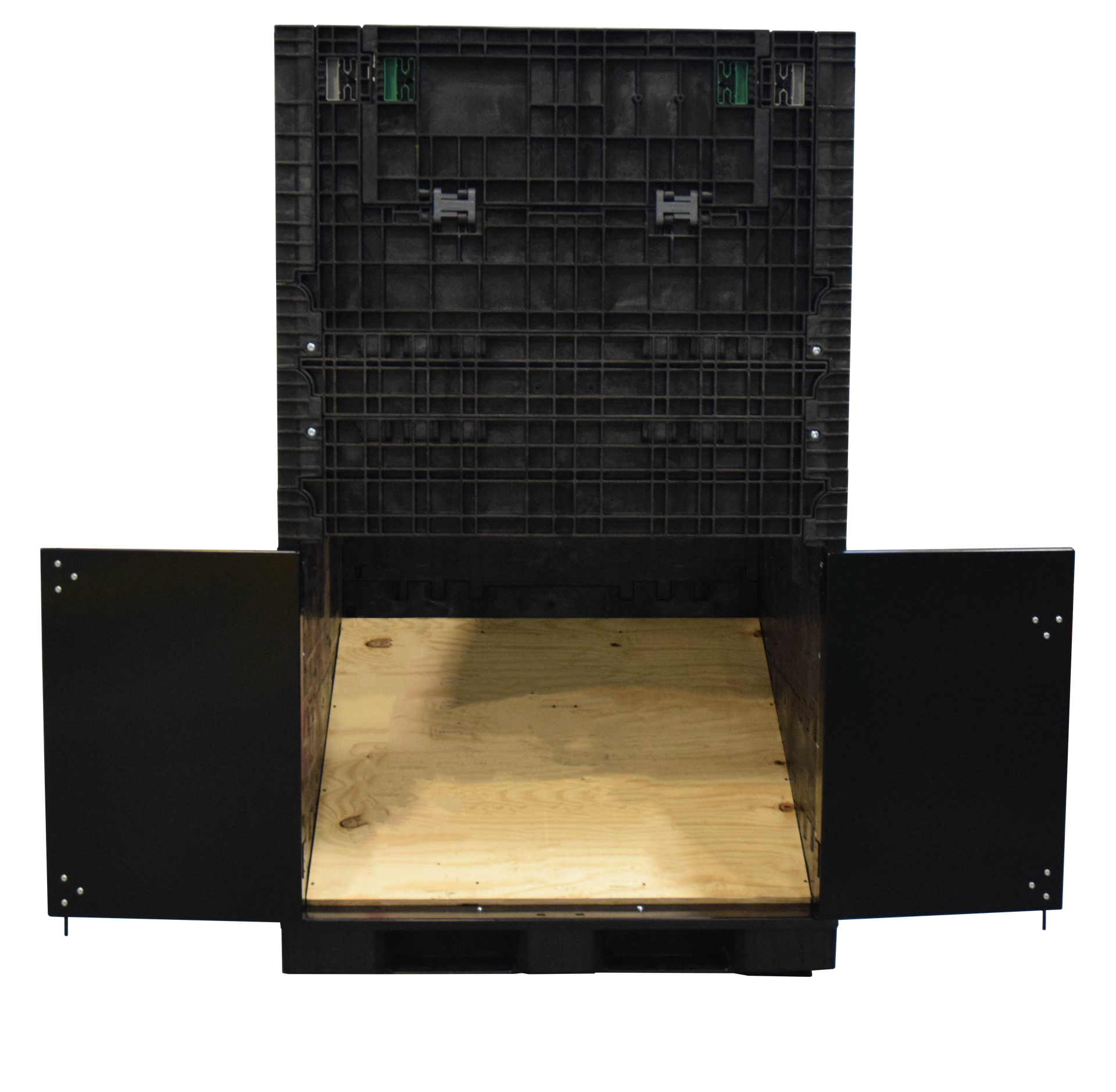 Collapsible Barn Door Hopper