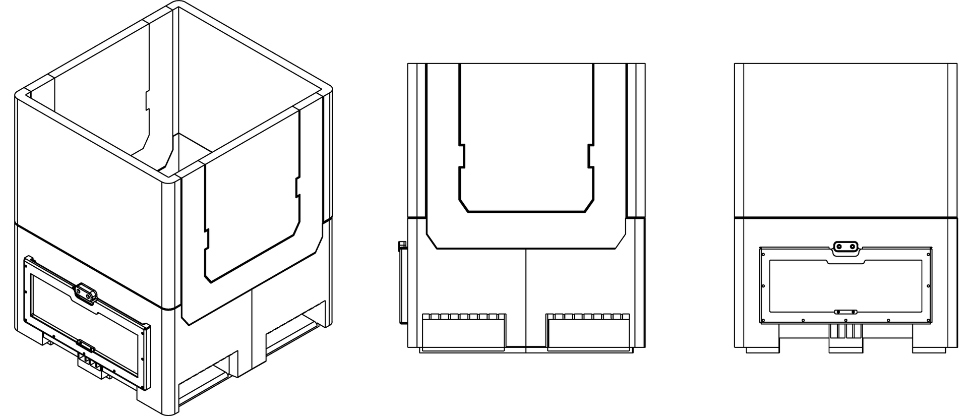 Hopper Bottom Orthographic Hopper Bottom Orthographic