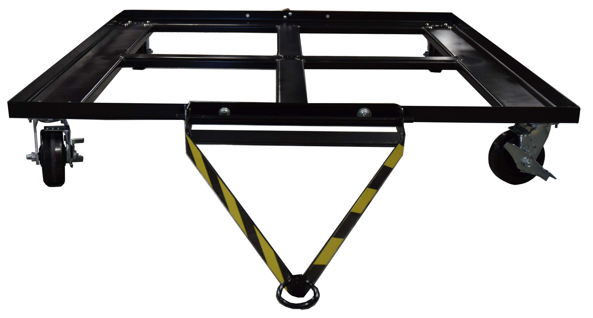 front of dolly hitch down