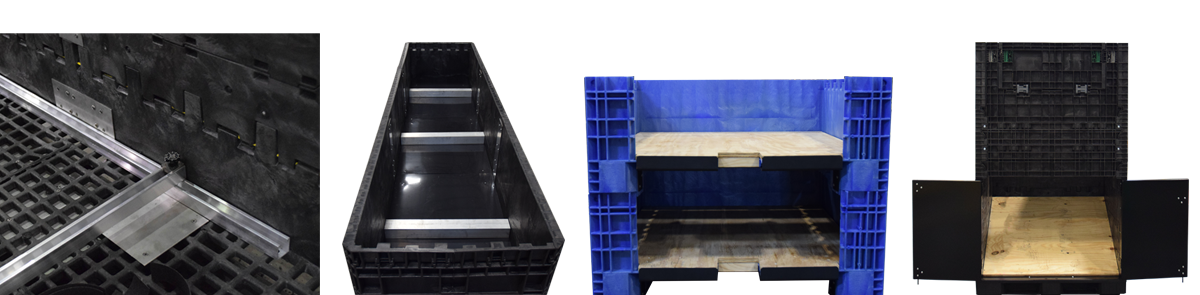 Steel and wood dunnage Steel and wood dunnage